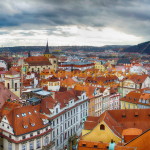 Панорама Праги со Староместской ратуши