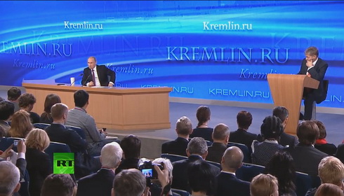 Пресс-конференция В.В. Путина 18.12.2014